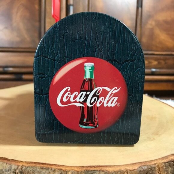 Set of 3 Vintage Coca-Cola Mailbox Tin + 2 Jeanne Mack Artwork Mailbox Tin Trays - Picture 5 of 16